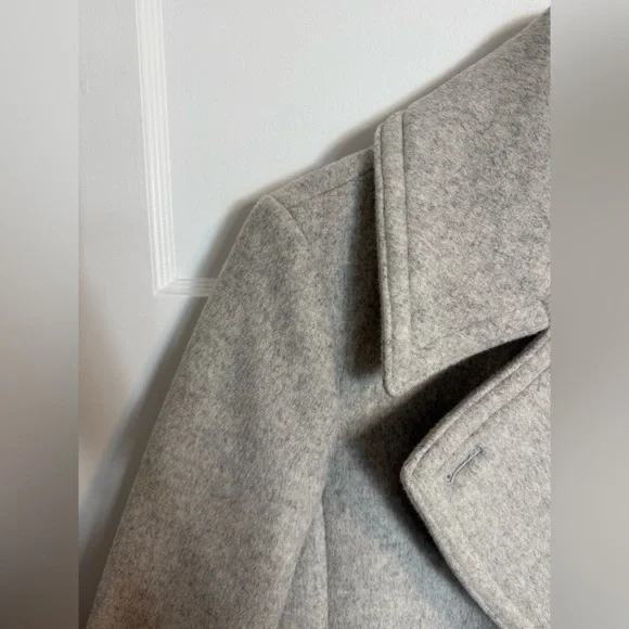 Club Monaco Daylina Heather Gray Coat - Picture 2 of 5